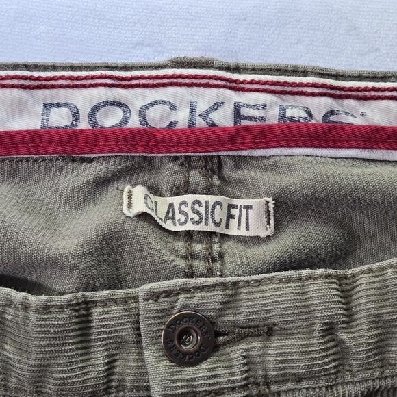 Dockers Men’s Straight Fit Corduroy Pants Dark Khaki 44x32 Classic 5-Pocket - Picture 5 of 7